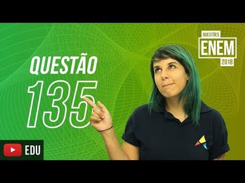 Thumbnail da aula: ENEM 2018 | Separação de misturas | Questão 135 (caderno amarelo)