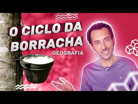 Thumbnail da aula: Como a Borracha influência o NORTE do BRASIL | Jeangrafia