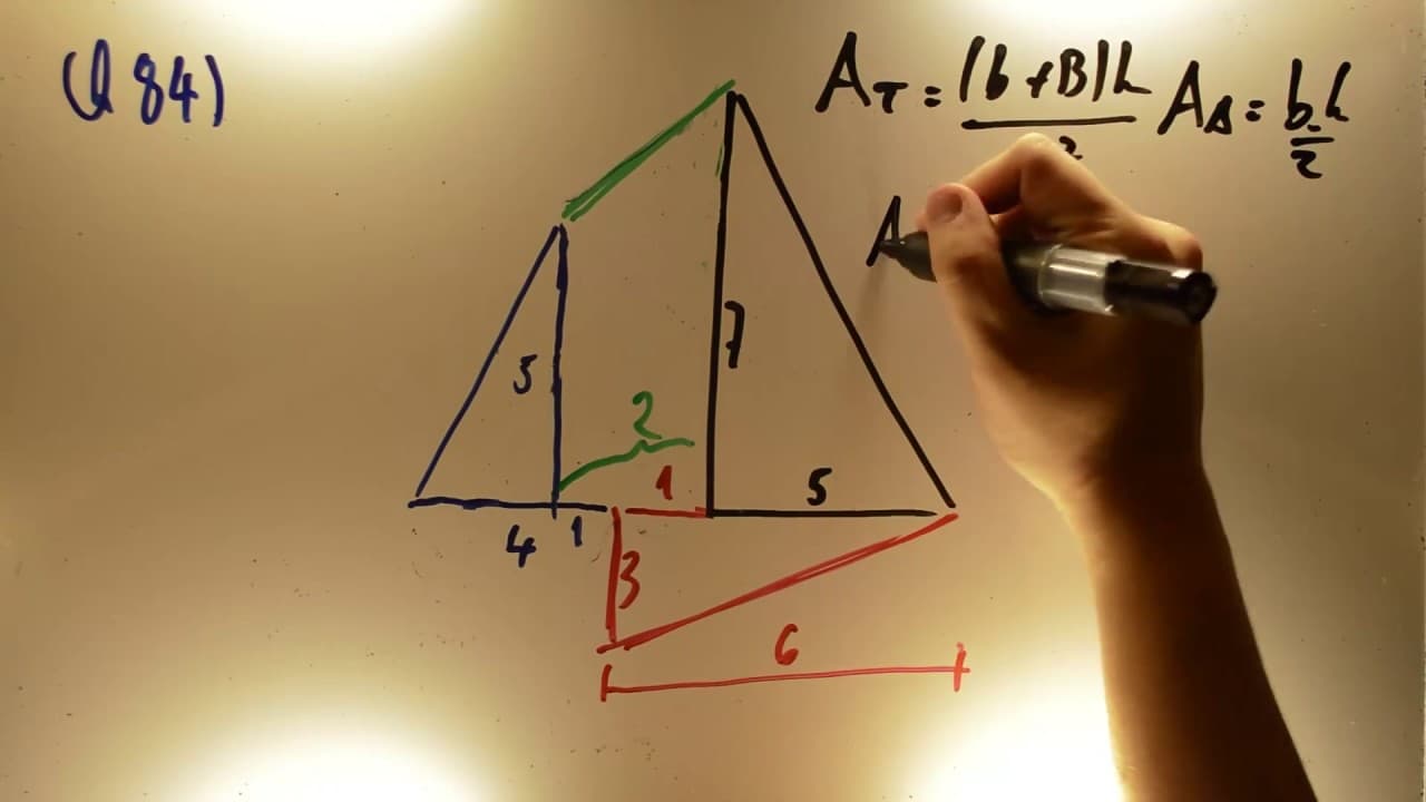 Thumbnail: Malha QUADRICULADA UNESP 2017 - Matemática 84 - Área de Figura Plana - 1ª fase - Aulas A+ Resolve