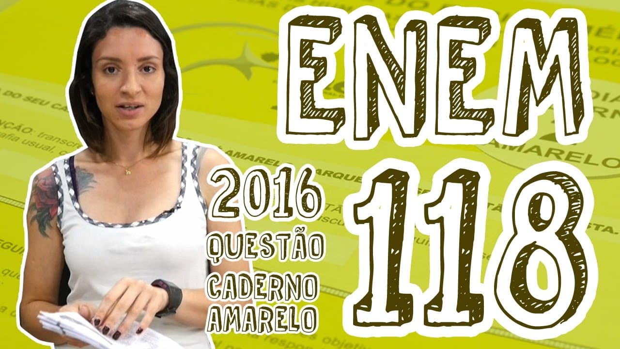 Thumbnail: ENEM - Questão 118 (Caderno Amarelo)