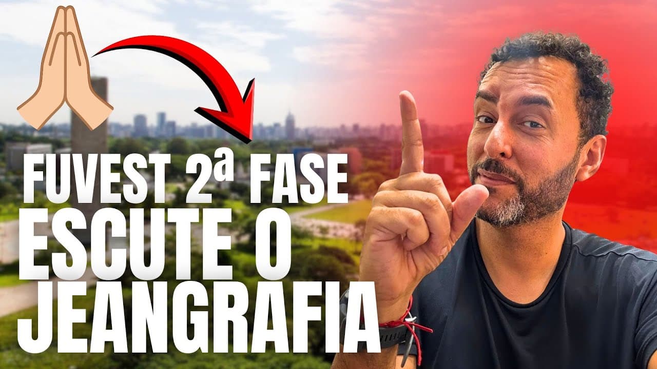 Thumbnail: COMO ESTUDAR PARA A FUVEST 2ª FASE e SER APROVADO!