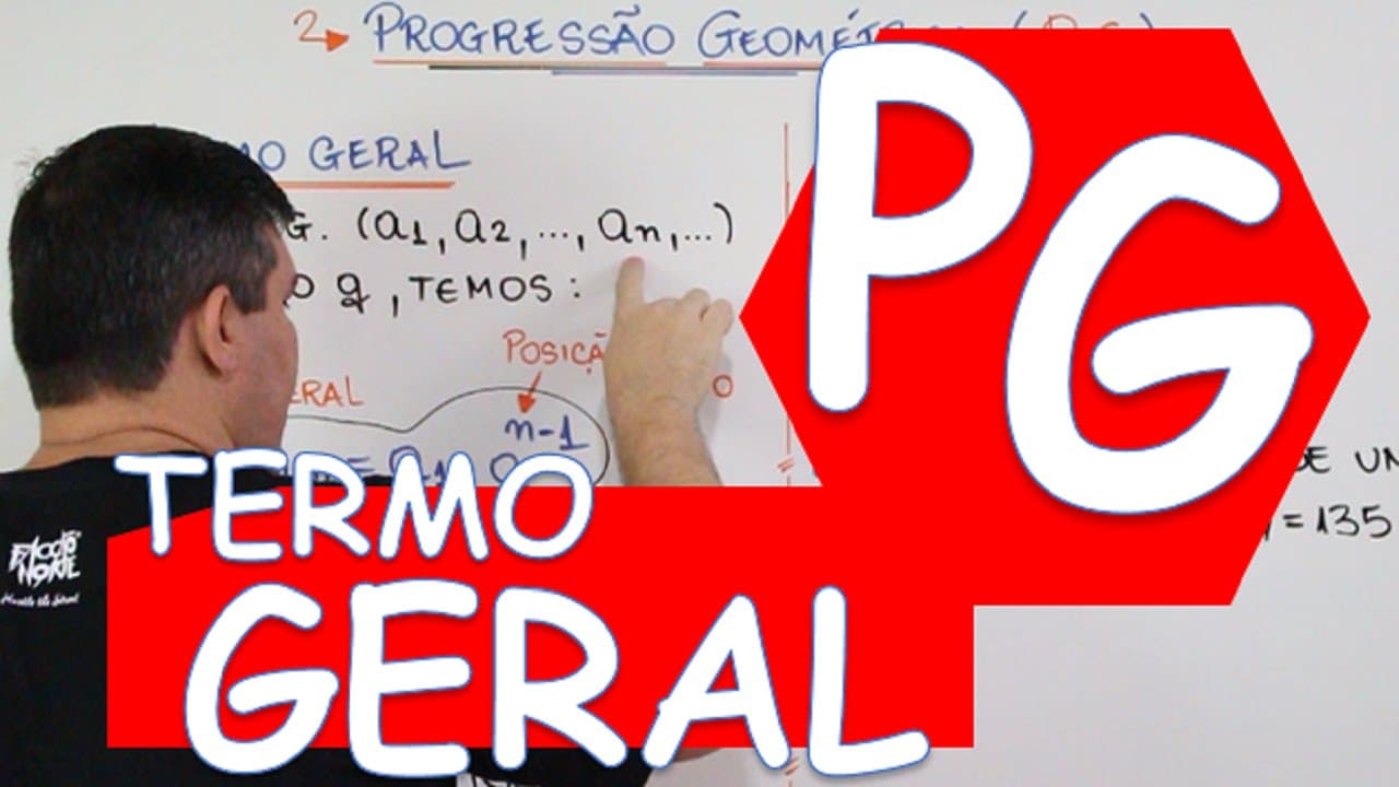 Thumbnail: P. G. PROGRESSÃO GEOMÉTRICA: TERMO GERAL
