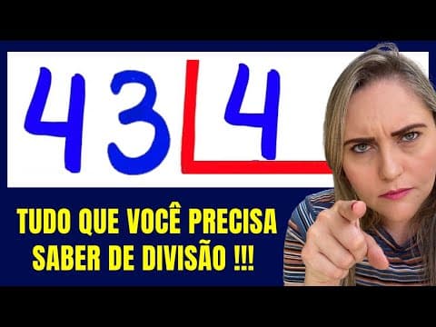 Thumbnail da aula: 🤯😱CUIDADO PARA NÃO ERRAR ESSA DIVISÃO !!! Matemática básica todo dia.📚🚀
