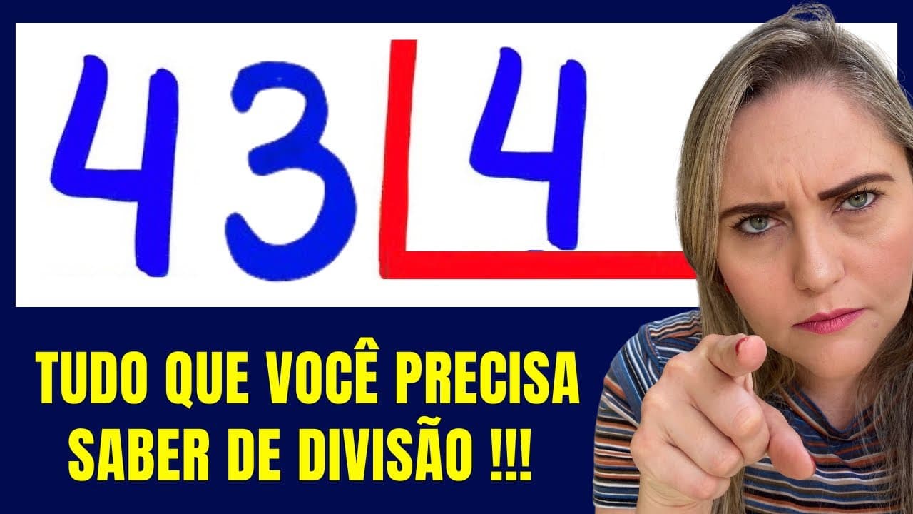 Thumbnail: 🤯😱CUIDADO PARA NÃO ERRAR ESSA DIVISÃO !!! Matemática básica todo dia.📚🚀