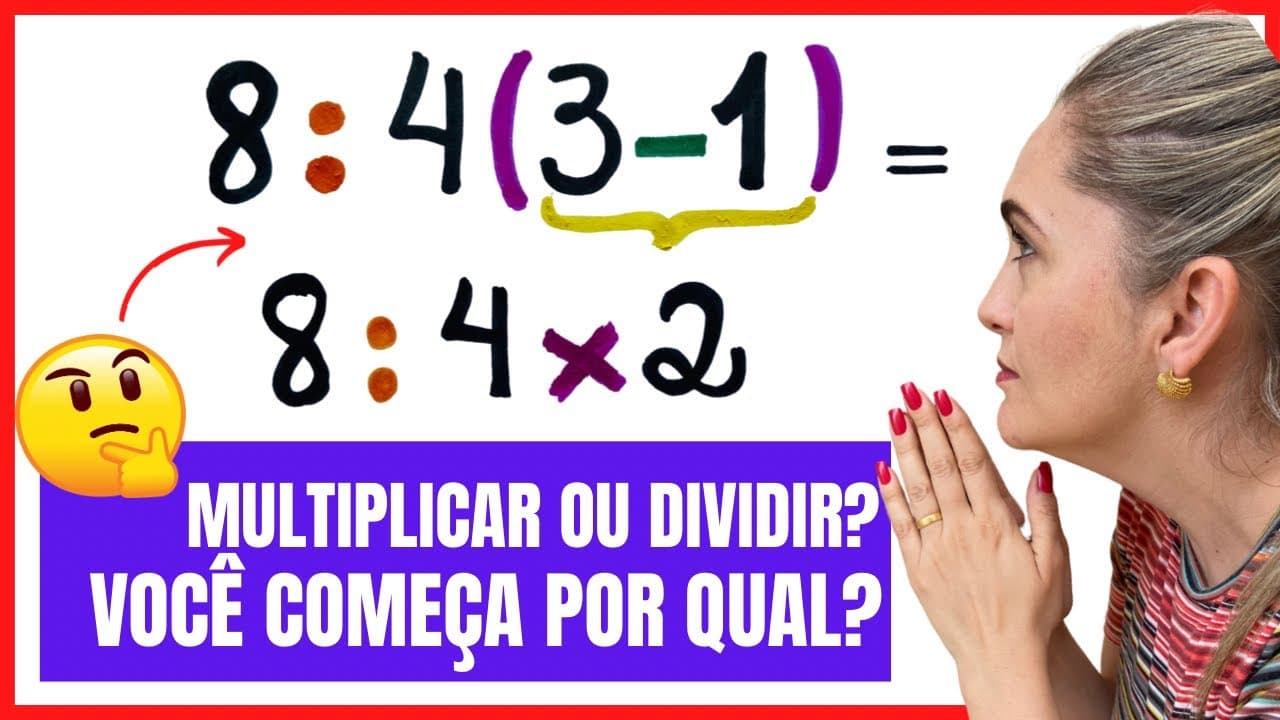 Thumbnail: NÃO COMETA ESSE ERRO EM EXPRESSÃO NUMÉRICA.
