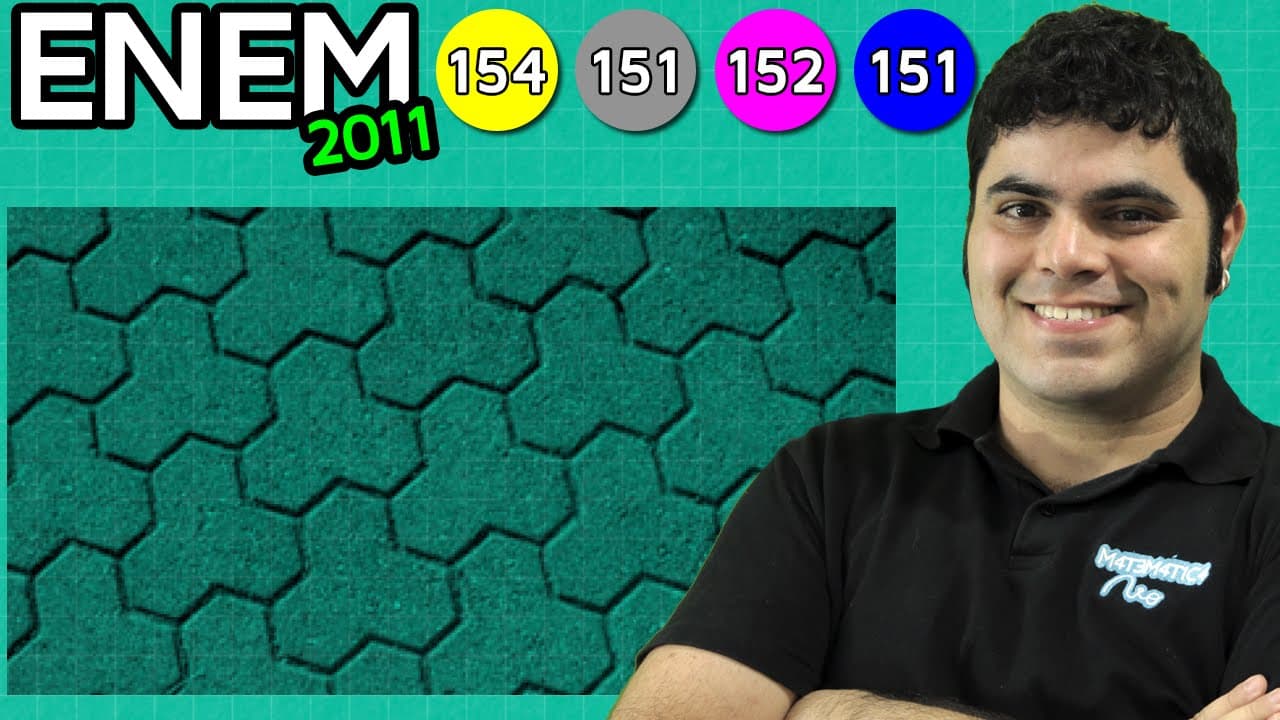 Thumbnail: ENEM 2011 Matemática #16 - Ângulo de Rotação de uma Figura