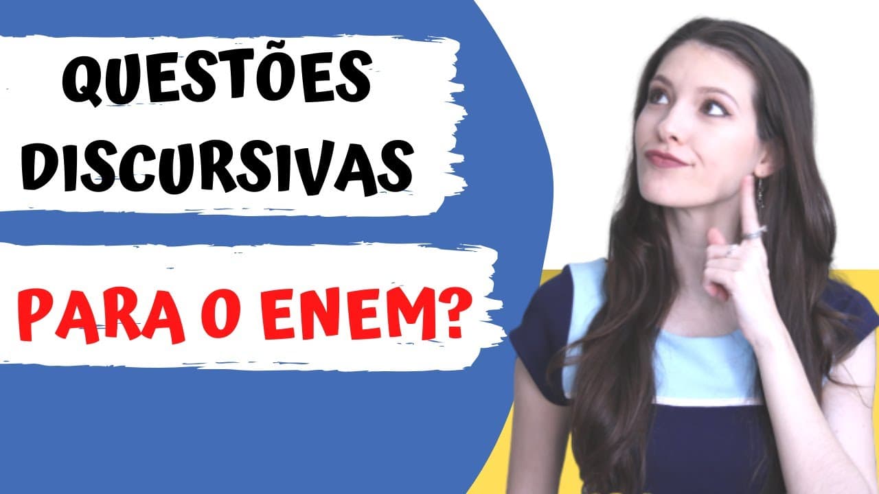 Thumbnail: Preciso fazer questões discursivas se eu for prestar só o Enem?