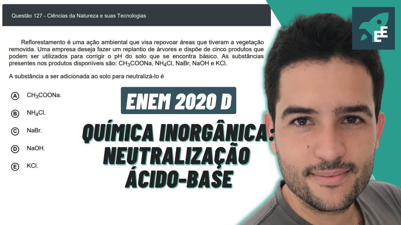 Thumbnail: Reflorestamento é uma ação ambiental que visa repovoar - QUÍMICA EXATAS ENEM 2020 DIGITAL