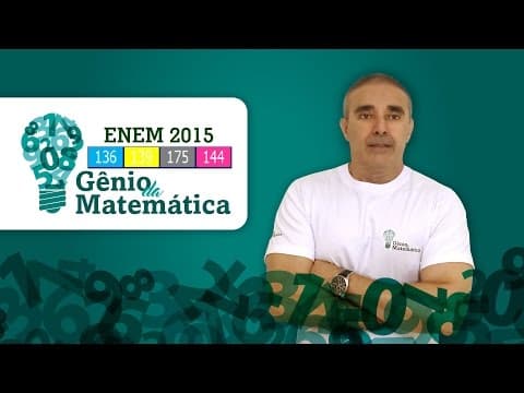 Thumbnail da aula: Questão 136  -  ENEM 2015 Matemática. Um investidor inicia um dia com x ações de uma empresa...