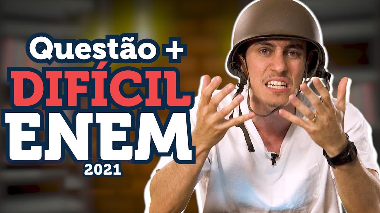 Thumbnail: Questão de FÍSICA + DIFÍCIL: ENEM 2021