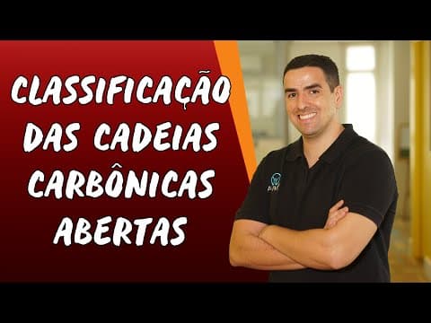 Thumbnail da aula: Classificação das Cadeias Carbônicas Abertas - Brasil Escola