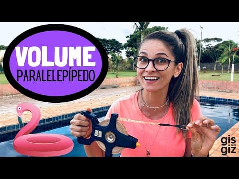 Thumbnail da aula: VOLUME DO PARALELEPÍPEDO |  VOLUME DE ÁGUA DE UMA PISCINA  \Prof.Gis/