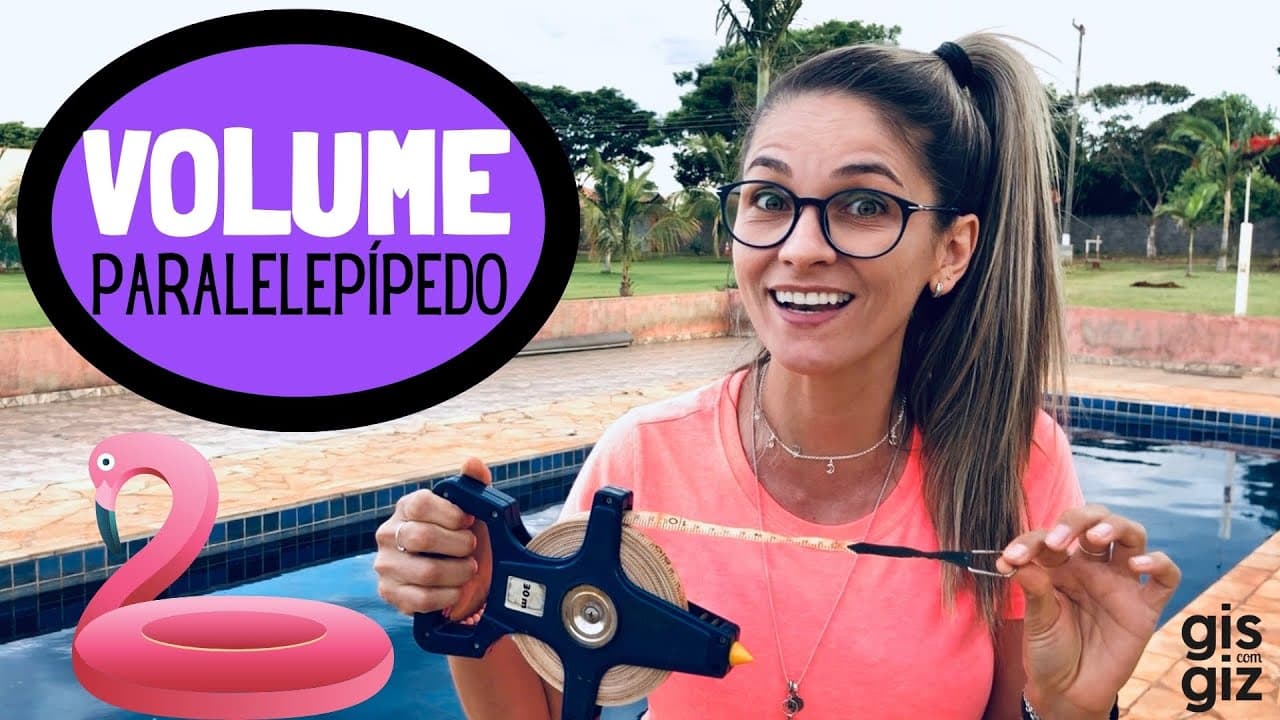 Thumbnail: VOLUME DO PARALELEPÍPEDO |  VOLUME DE ÁGUA DE UMA PISCINA  \Prof.Gis/
