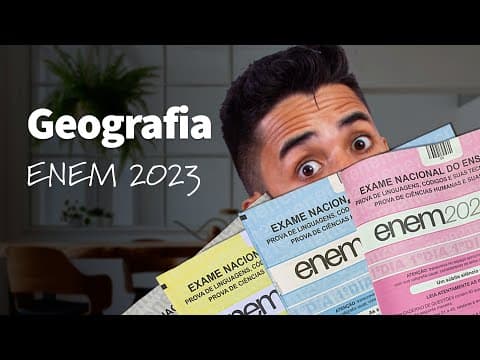 Thumbnail da aula: O que estudar em Geografia para o Enem 2023? | ProEnem
