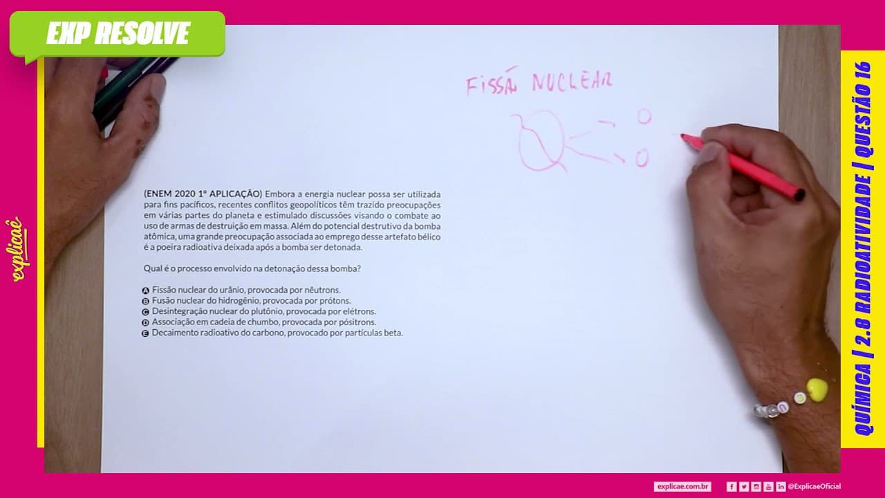 Thumbnail: EMBORA A ENERGIA NUCLEAR POSSA SER UTILIZADA PARA FINS PACÍFICOS, RECENTES (...) | RADIOATIVIDADE