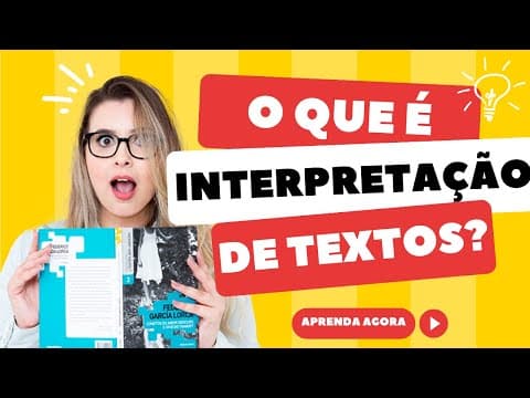 Thumbnail da aula: COMO FAZER A INTERPRETAÇÃO DE UM TEXTO? (Interpretação para Concursos) - Professora Pamba