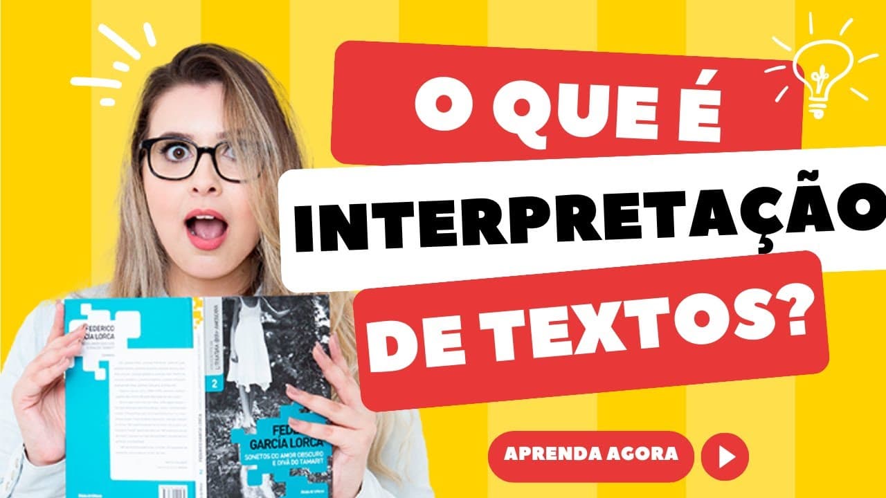 Thumbnail: COMO FAZER A INTERPRETAÇÃO DE UM TEXTO? (Interpretação para Concursos) - Professora Pamba