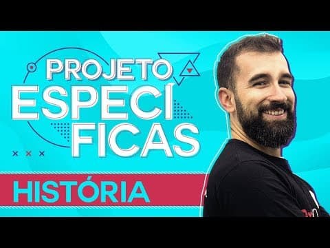Thumbnail da aula: Projeto Específicas | História | Marcelo Lameirão