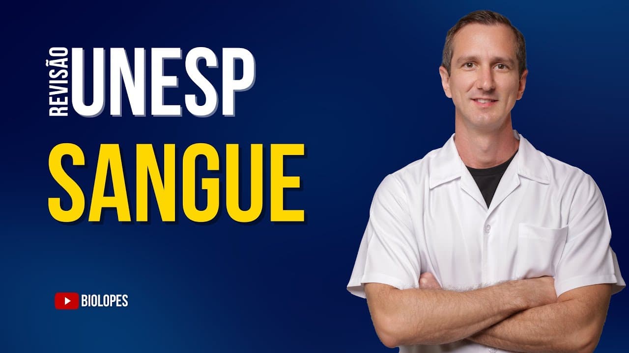 Thumbnail: UNESP 2025 - Vendeu seu sangue e nem falou comigo? (Questão de BIOLOGIA a partir da LITERATURA)👍👍👍