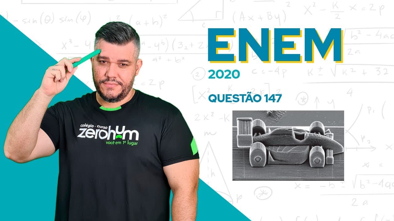 Thumbnail: ✅ QUESTÃO 147 - ENEM 2020 Matemática: Pesquisadores da Universidade de Tecnologia de Viena