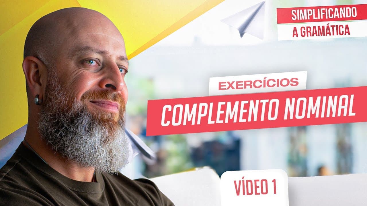Thumbnail: COMPLEMENTO NOMINAL: entenda de uma vez por todas!
