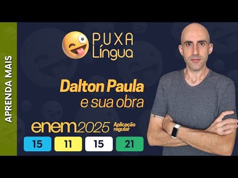 Thumbnail da aula: Dalton Paula e sua obra ▷ Aprenda mais! | Enem 2025 | Apl. Regular