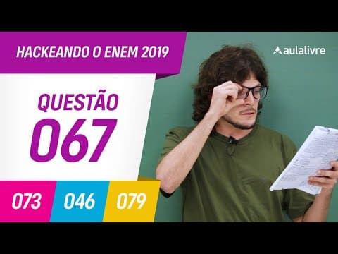 Thumbnail da aula: Enem 2019 | Geografia: Antropoceno | Questão 67 (branco)
