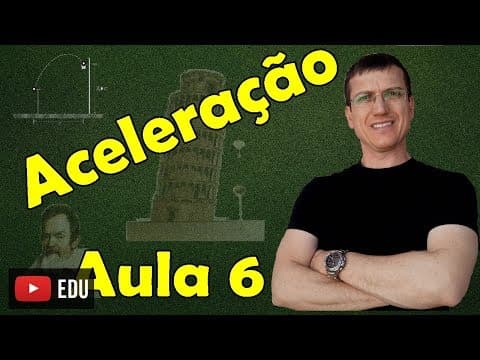 Thumbnail da aula: Aceleração Média - Cinemática Escalar - Aula 6 - Prof. Marcelo Boaro