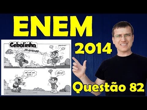 Thumbnail da aula: ENEM 2014 - Questão 82 resolvida (Caderno Azul) - Física - Mecânica - Prof. Marcelo Boaro