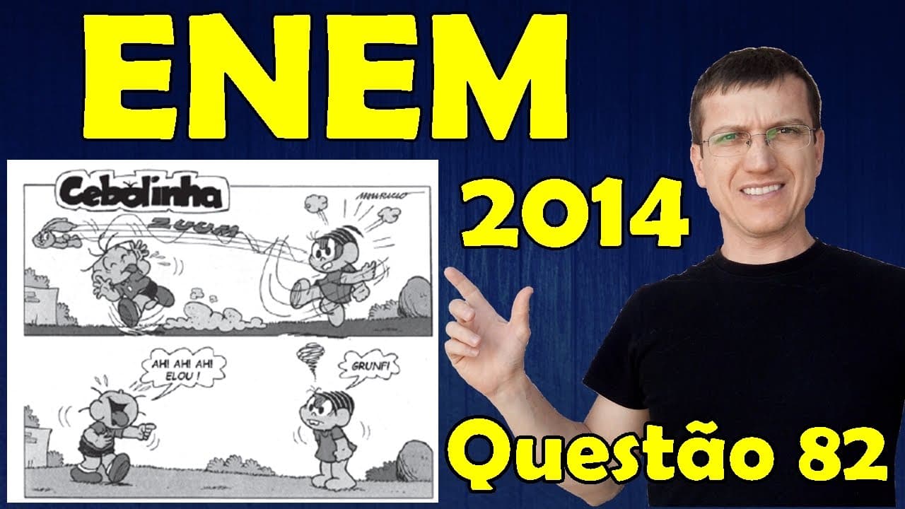 Thumbnail: ENEM 2014 - Questão 82 resolvida (Caderno Azul) - Física - Mecânica - Prof. Marcelo Boaro