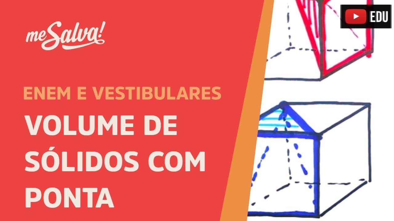 Thumbnail: Me Salva! GE05 - Geometria Espacial - Porque dividir por 3 o volume de sólidos com ponta?