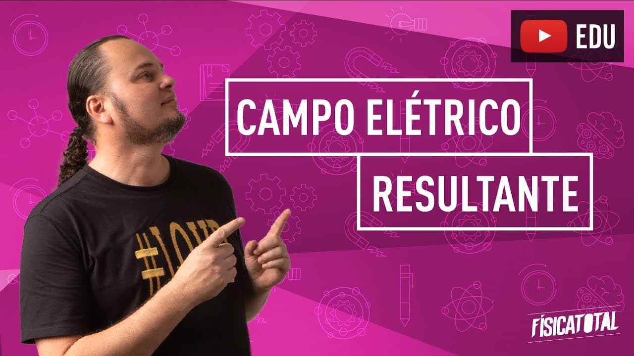 Thumbnail: Campo elétrico  resultante | partícula carregada | eletrostática | ENEM e vestibulares