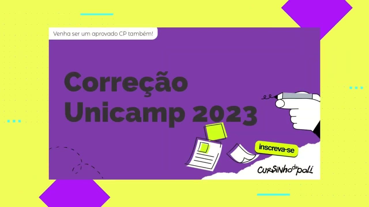 Thumbnail: Resolução UNICAMP 2023 - FÍSICA - Questão 33 Provas Q   Z