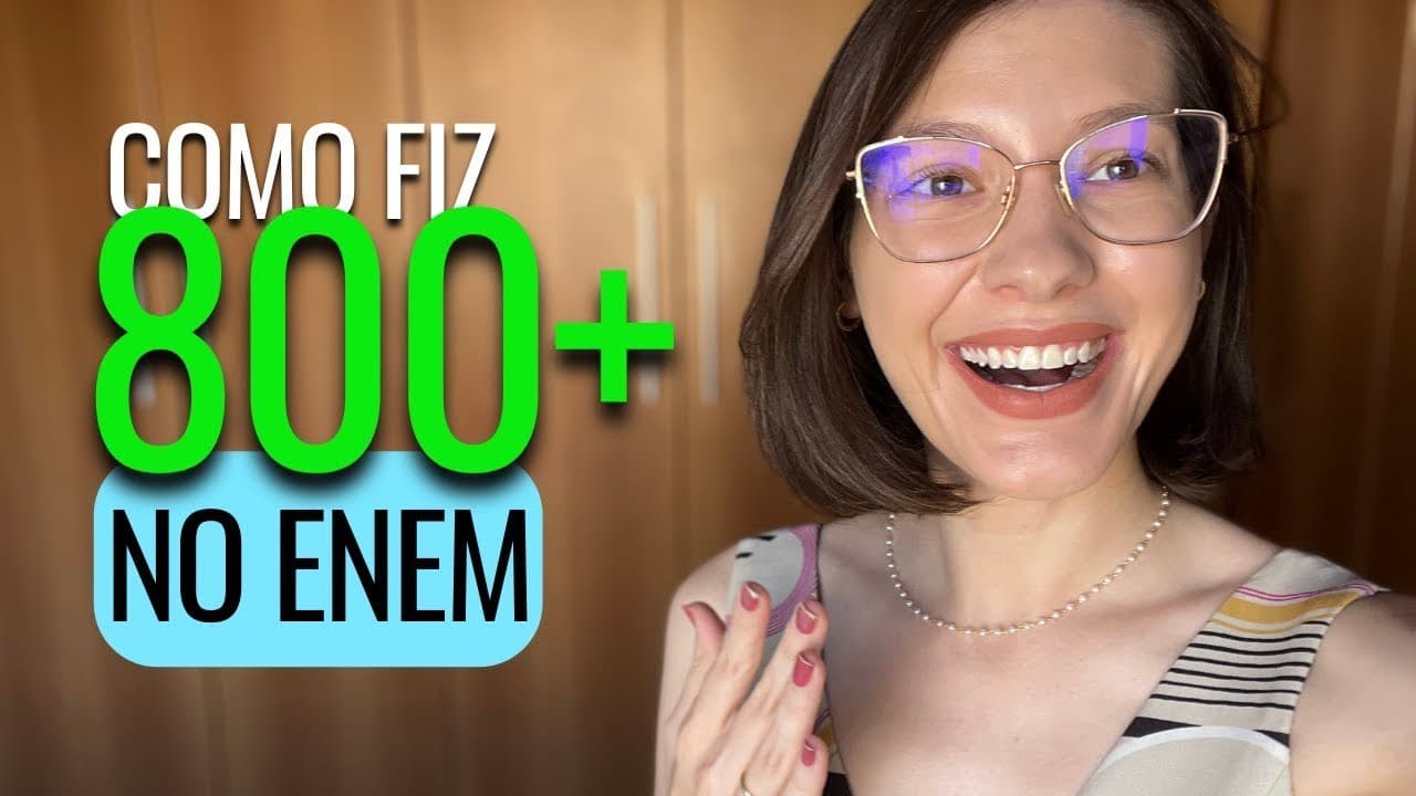 Thumbnail: O SEGREDO que me fez passar no ENEM | método questiona