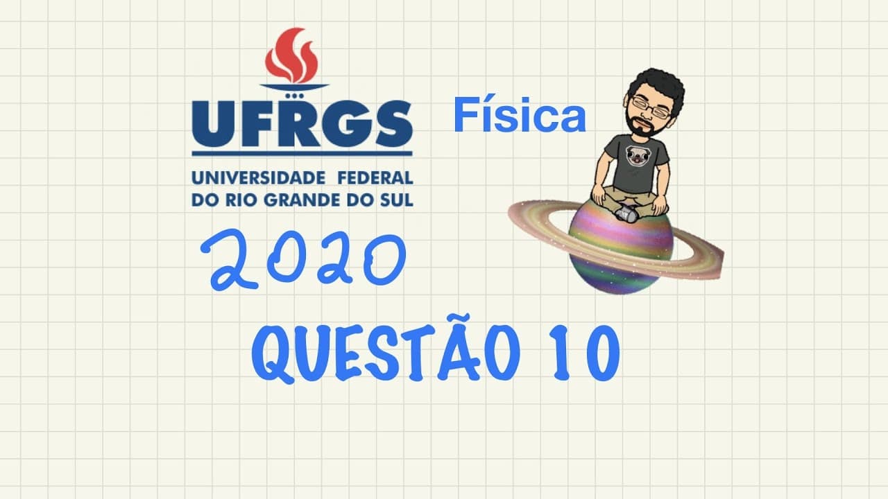 Thumbnail: UFRGS 2020 - Física - Questão 10 - Estática