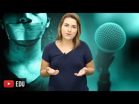 Thumbnail da aula: Liberdade de expressão: o limite sobre o que pode ser dito  | Drops Aulalivre