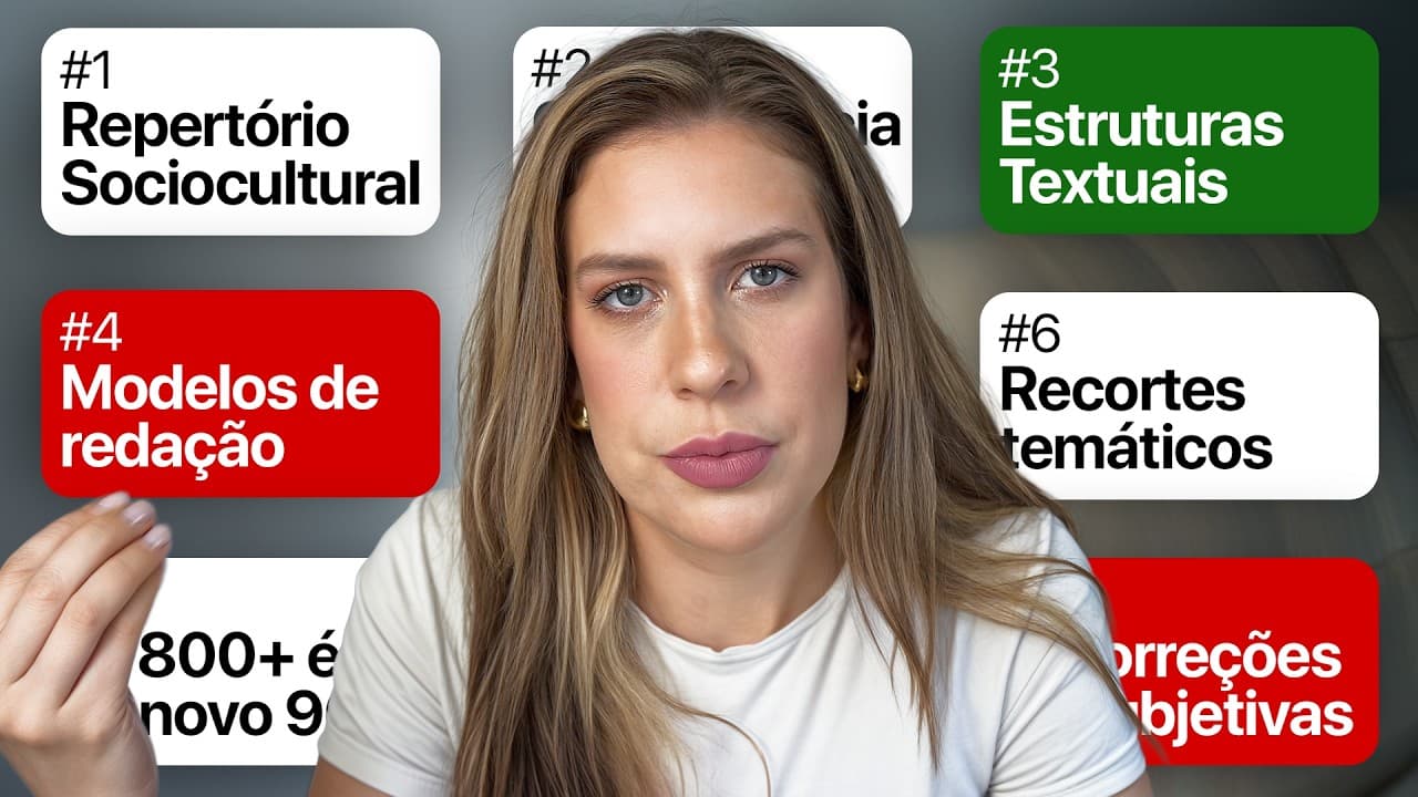 Thumbnail: O FIM DA REDAÇÃO COMO VOCÊ CONHECE | 9 tendências para o Enem 2026