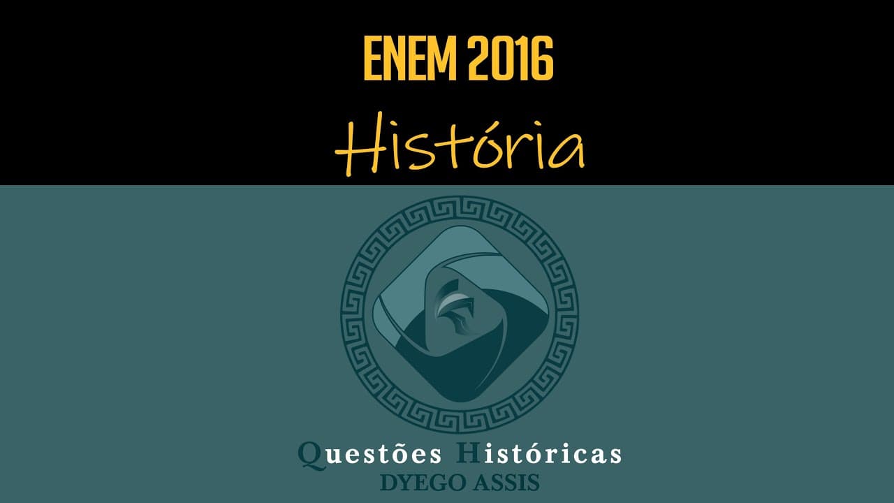 Thumbnail: Questão ENEM 2016 História 16/16