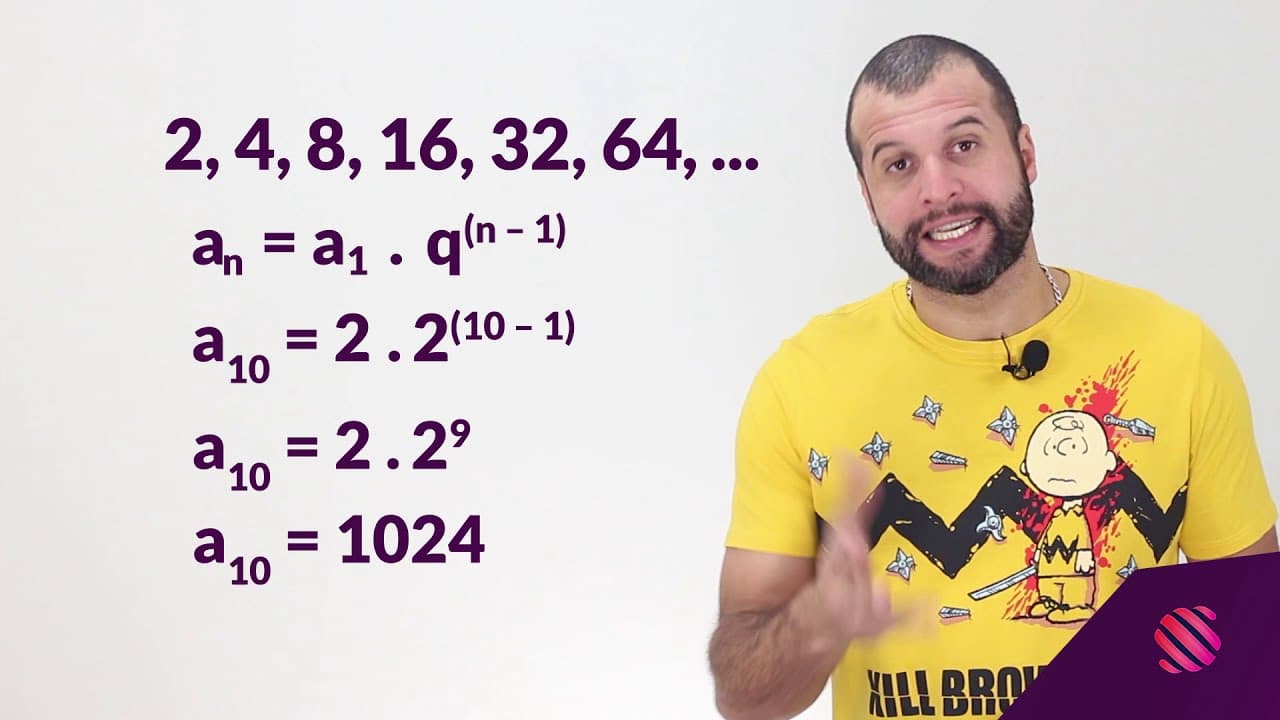 Thumbnail: 🔢 Sequências Numéricas (2/2): Progressão Geométrica (PG) - Matemática - ENEM