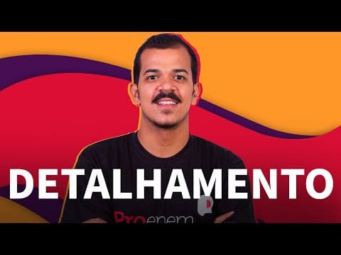 Thumbnail da aula: DETALHAMENTO NA REDAÇÃO | Dica Nota 1000 | Prof. David Gonçalves