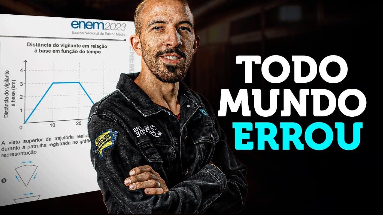 Thumbnail: A questão de MATEMÁTICA que provavelmente todo mundo errou (ENEM 2O23)