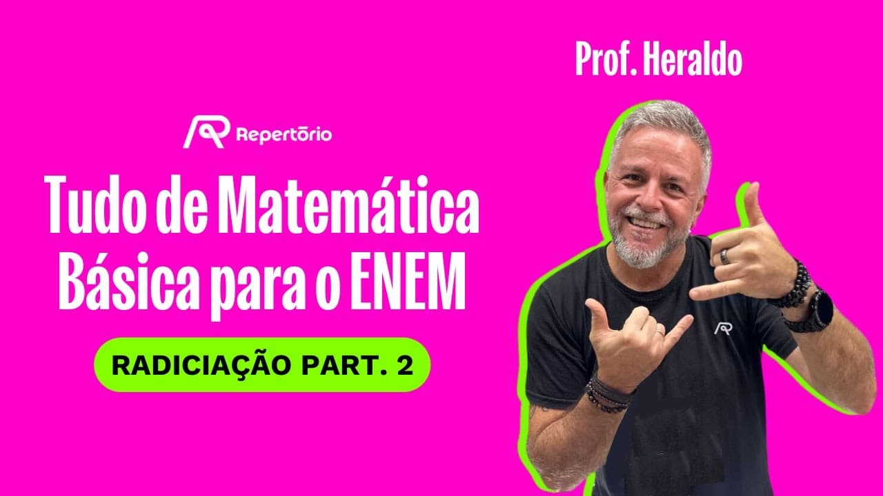 Thumbnail: Radiciação Part. 2 (corte da live de Matemática 13/01/2025)