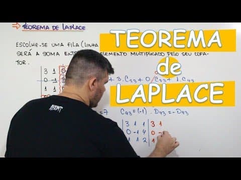 Thumbnail da aula: 🔴 DETERMINANTES: O TEOREMA DE LAPLACE