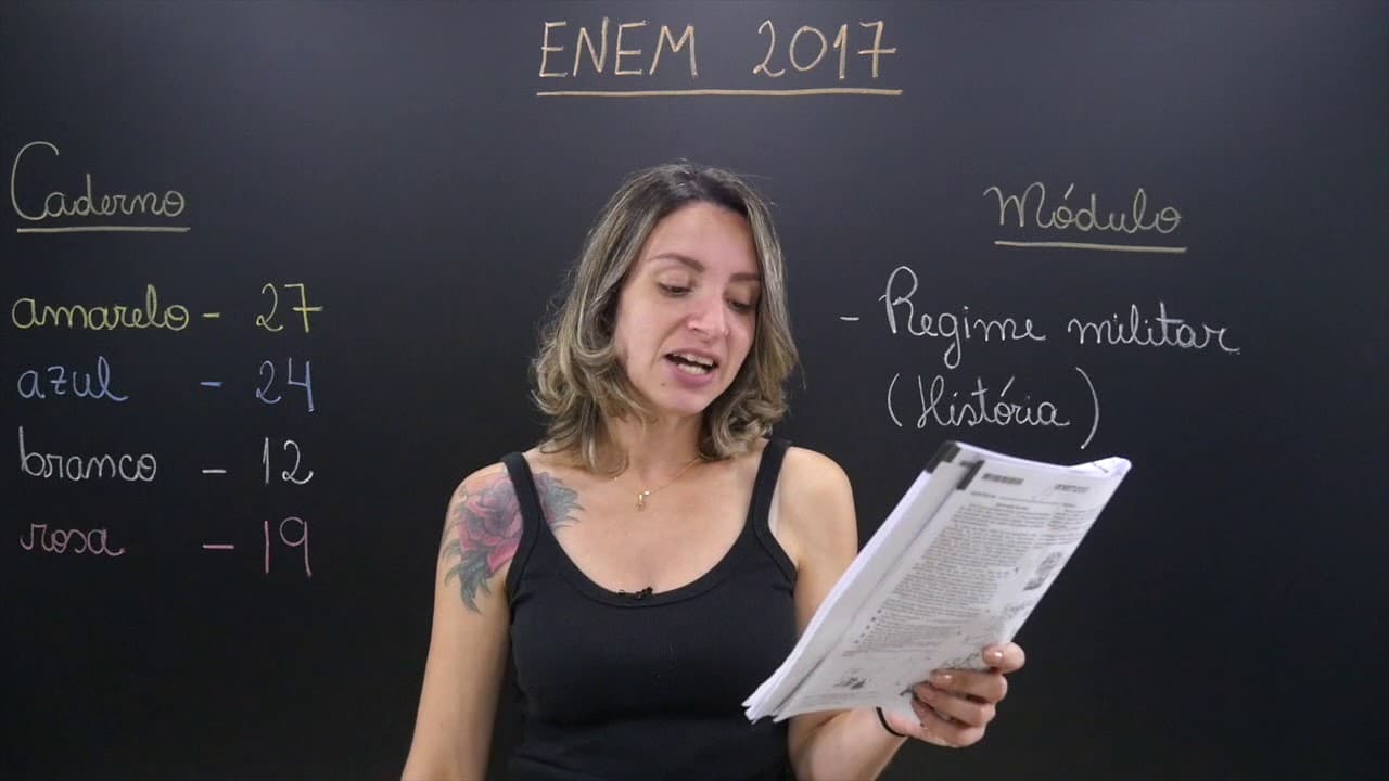 Thumbnail: ENEM 2017 - Questão 27 de Linguagens (Caderno Amarelo)
