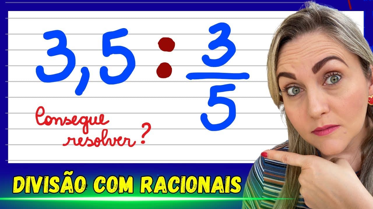 Thumbnail: DIVISÃO COM VÍRGULA E FRAÇÃO!!! NÃO APRENDEU NA ESCOLA, EU TE ENSINO AQUI!! EXPLICAÇÃO DO CONTEÚDO!