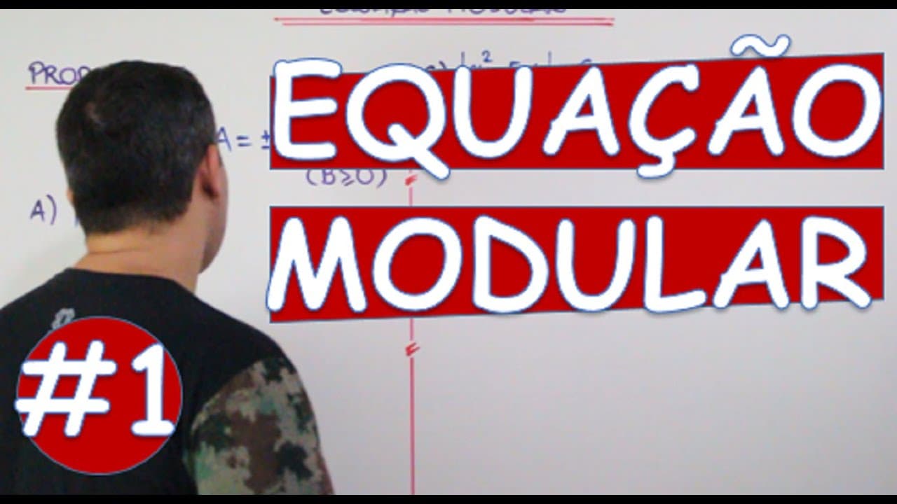 Thumbnail: FUNÇÃO MODULAR : EQUAÇÕES MODULARES #1
