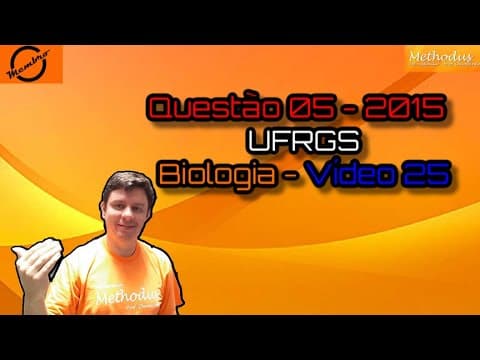 Thumbnail da aula: 05 de 2015 da prova de biologia da UFRGS - com base no observador assinale a alternativa