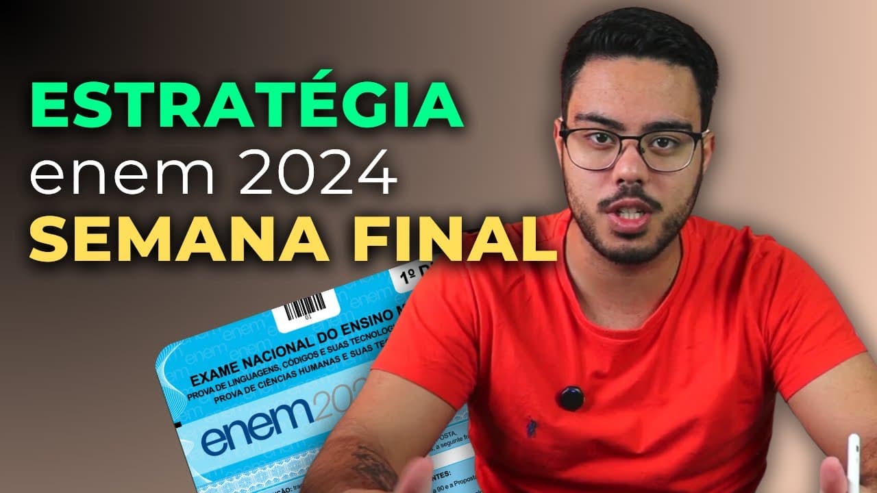 Thumbnail: Tudo o que você precisa fazer antes do ENEM 2024