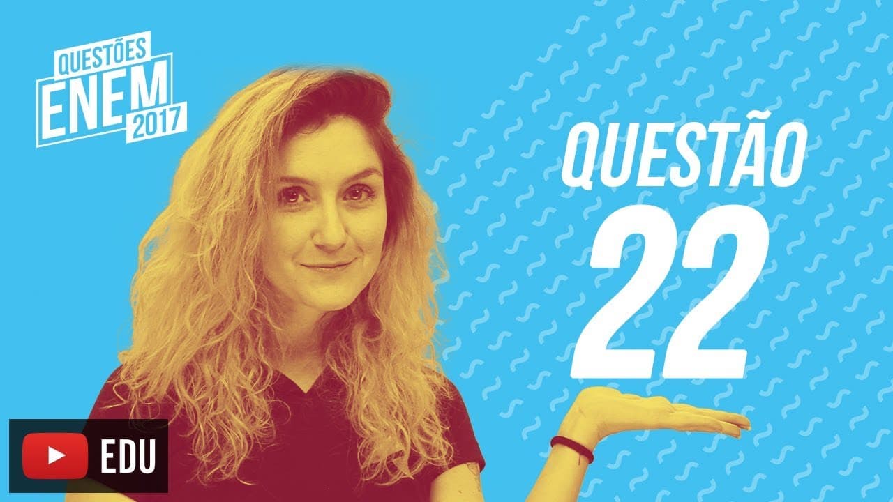 Thumbnail: Enem 2017 - Linguagens | Questão 22 (Caderno Amarelo)