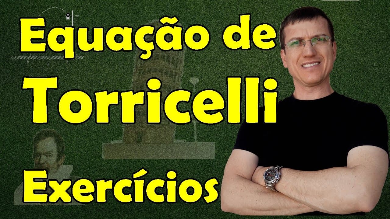 Thumbnail: EQUAÇÃO DE TORRICELLI - Cinemática - Aula 9 - EXERCÍCIO RESOLVIDO - Prof. Marcelo Boaro